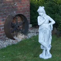 Gartendekoparadies Figures & Statues-Grande statue en pierre ancienne