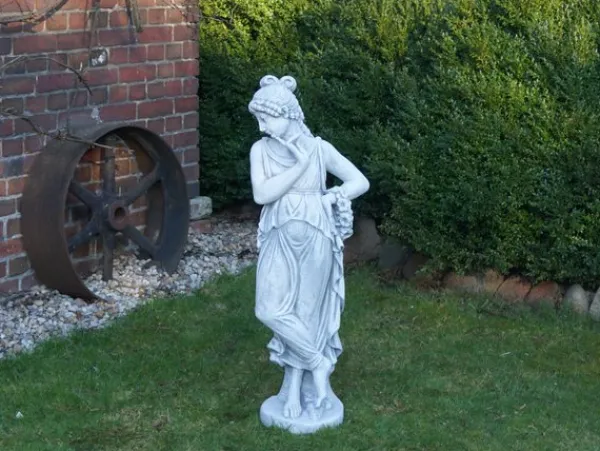 Gartendekoparadies Figures & Statues-Grande statue en pierre ancienne