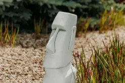 Gartendekoparadies Figures & Statues-Grande statue en pierre moaï rappelant l'île de Pâques