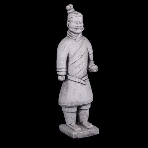Gartendekoparadies Figures & Statues-Guerrier Chinois en Terre Cuite - Motif I