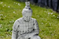 Gartendekoparadies Figures & Statues-Guerrier chinois en terre cuite