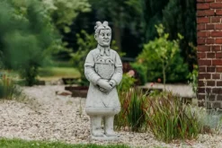 Gartendekoparadies Figures & Statues-Guerrier chinois en terre cuite en uniforme de général
