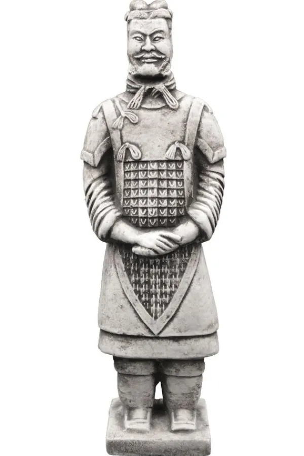 Gartendekoparadies Figures & Statues-Guerrier Chinois en Terre Cuite - Motif II