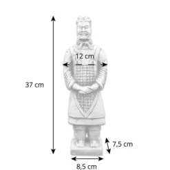 Gartendekoparadies Figures & Statues-Guerrier Chinois en Terre Cuite - Motif II