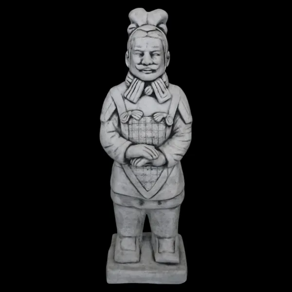 Gartendekoparadies Figures & Statues-Guerrier moyen en terre cuite