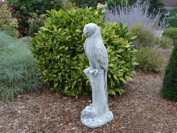 Gartendekoparadies Animaux-Immense sculpture de perroquet