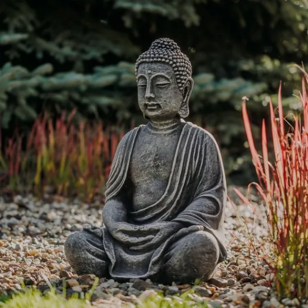 Gartendekoparadies Bouddhas-Immense statue de Bouddha de style antique