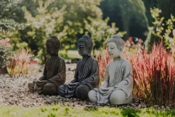Gartendekoparadies Bouddhas-Immense statue de Bouddha de style antique