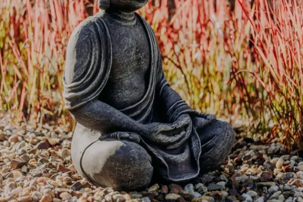 Gartendekoparadies Bouddhas-Immense statue de Bouddha de style antique
