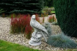 Gartendekoparadies Animaux-Imposant aigle sur socle rond