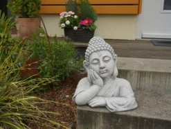 Gartendekoparadies Bouddhas-Imposant buste de bouddha