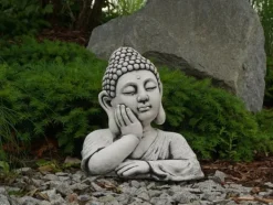 Gartendekoparadies Bouddhas-Imposant buste de bouddha