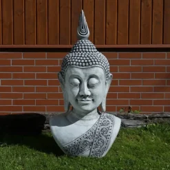 Gartendekoparadies Bouddhas-Imposant buste de bouddha