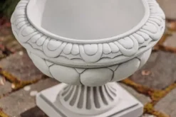 Gartendekoparadies Jardinières-Imposant vase en pierre