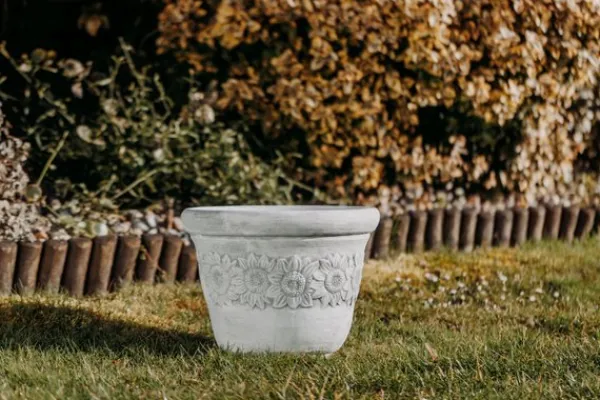 Gartendekoparadies Jardinières-Jardinière de taille moyenne avec motif tournesol