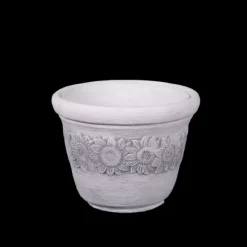 Gartendekoparadies Jardinières-Jardinière de taille moyenne avec motif tournesol