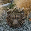 Gartendekoparadies Jardinières-Jardinière dorée