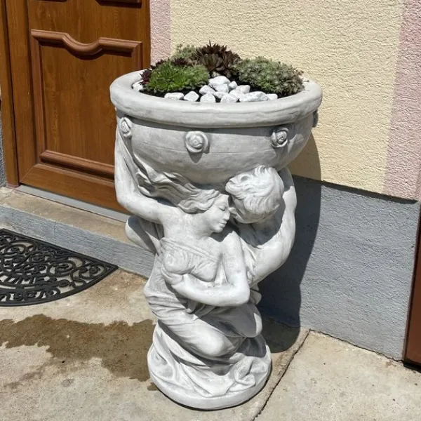 Gartendekoparadies Jardinières-Jardinière moderne : amoureux homme et femme