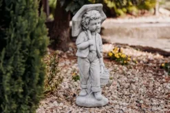 Gartendekoparadies Enfants & Anges-Jeune couple avec parapluie