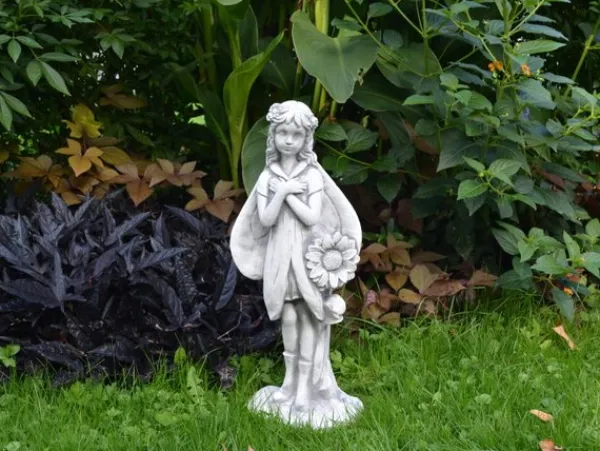 Gartendekoparadies Belle|Figures & Statues-Joli elfe au tournesol