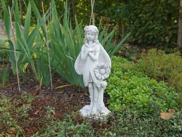 Gartendekoparadies Belle|Figures & Statues-Joli elfe au tournesol