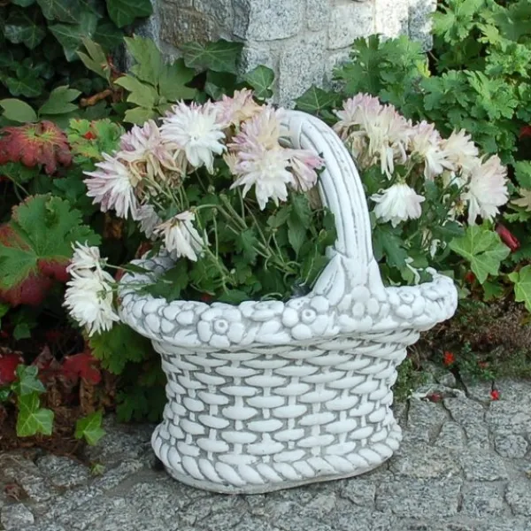Gartendekoparadies Jardinières-Joli pot en guise de corbeille à fleurs