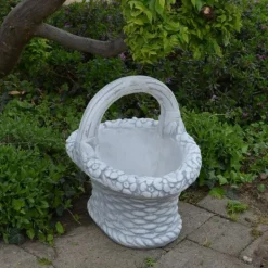 Gartendekoparadies Jardinières-Joli pot en guise de corbeille à fleurs