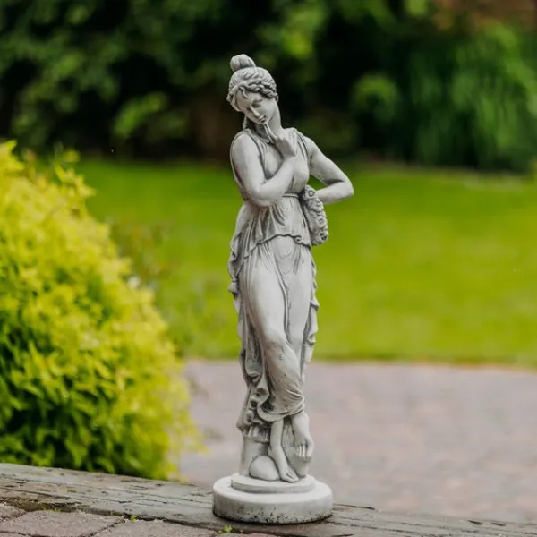 Gartendekoparadies Figures & Statues-La statue sensuelle de femme montre la figure