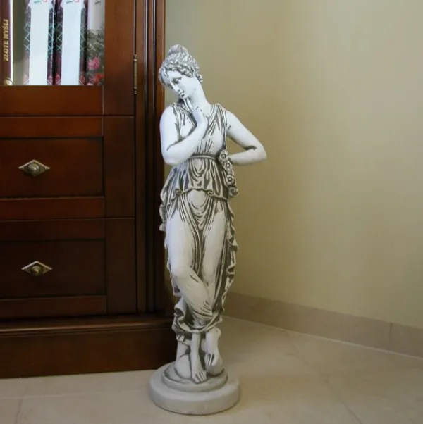 Gartendekoparadies Figures & Statues-La statue sensuelle de femme montre la figure