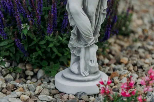 Gartendekoparadies Figures & Statues-La statue sensuelle de femme montre la figure