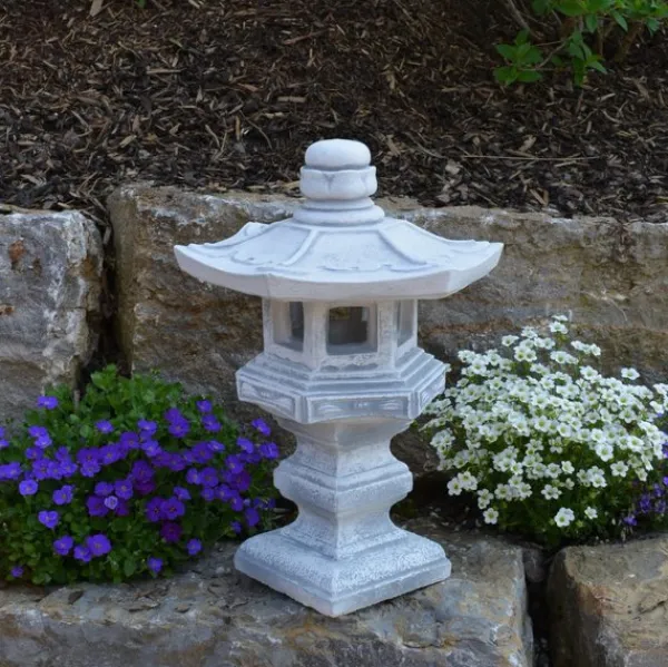 Gartendekoparadies Lanternes En Pierre-Lampe en pierre japonaise Tachi-gata