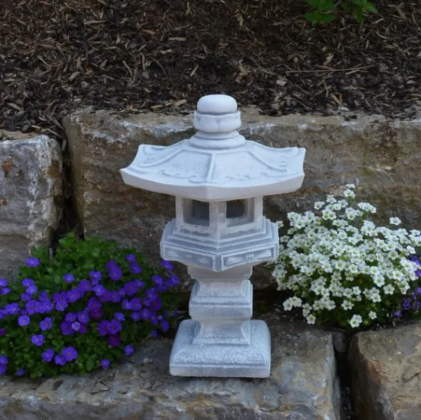 Gartendekoparadies Lanternes En Pierre-Lampe en pierre japonaise Tachi-gata