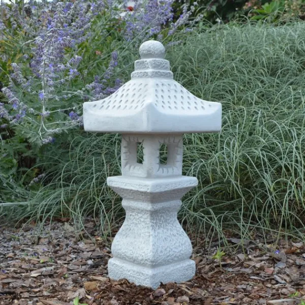 Gartendekoparadies Lanternes En Pierre-Lampe en pierre tachi-gata : symbole de la culture asiatique