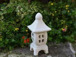 Gartendekoparadies Lanternes En Pierre-Lanterne en pierre bombée Oki-gata-yukimi