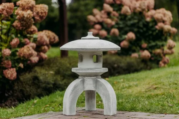 Gartendekoparadies Lanternes En Pierre-Lanterne en pierre Oki-gata-jukimi