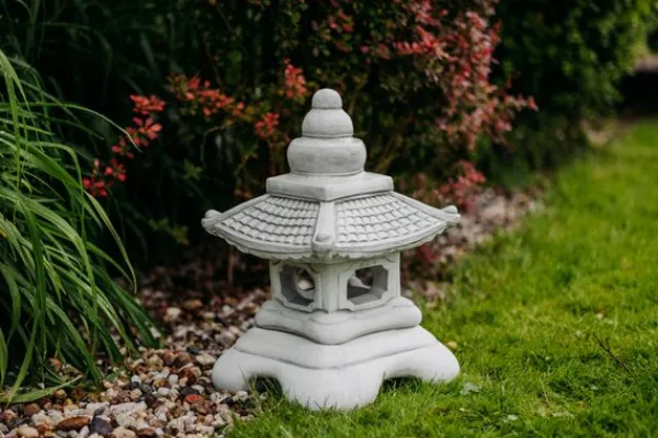 Gartendekoparadies Lanternes En Pierre-Lanterne japonaise d'observation de la neige Yukimi