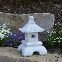 Gartendekoparadies Lanternes En Pierre-Lanterne japonaise en pierre Yukimi-gata