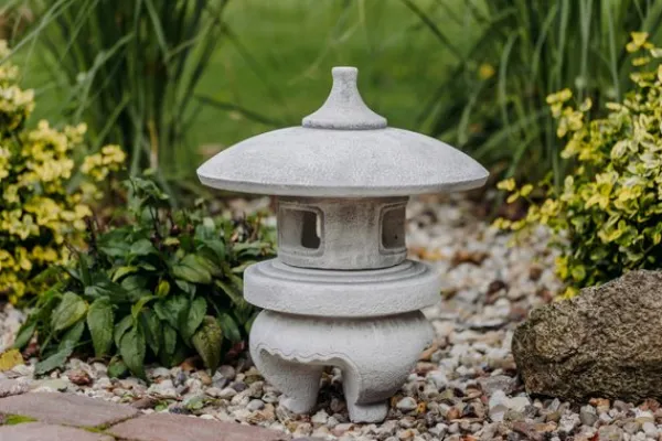 Gartendekoparadies Lanternes En Pierre-Lanterne japonaise en pierre Yukimi-gata