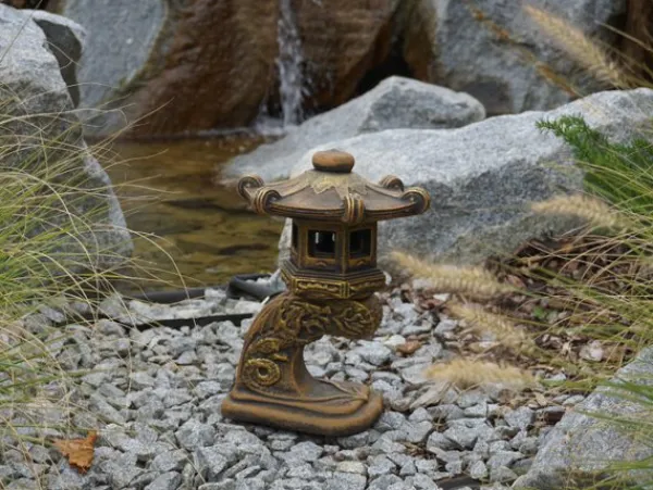 Gartendekoparadies Lanternes En Pierre-Lanterne japonaise en pierre dans une palette de couleurs exclusive