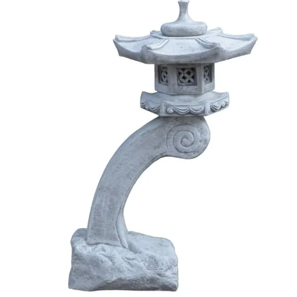 Gartendekoparadies Lanternes En Pierre-Lanterne japonaise géante en pierre de Rankei