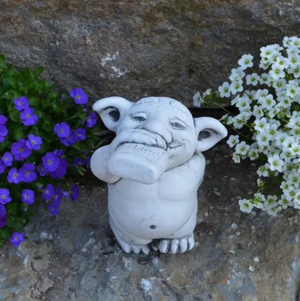 Gartendekoparadies Trolls-Le troll comme un nez de schnaps