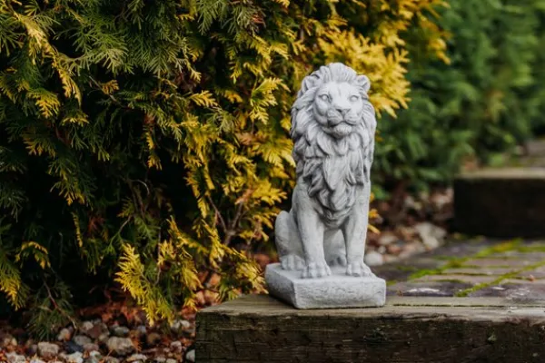 Gartendekoparadies Animaux-Lion assis