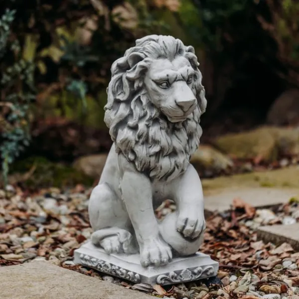 Gartendekoparadies Animaux-Lions avec ballon à gauche