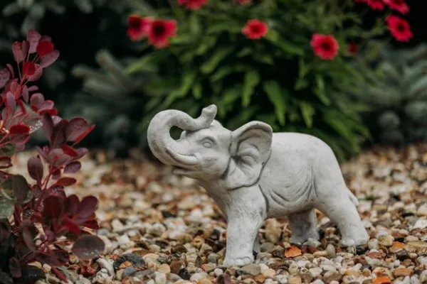 Gartendekoparadies Animaux-Éléphant imposant