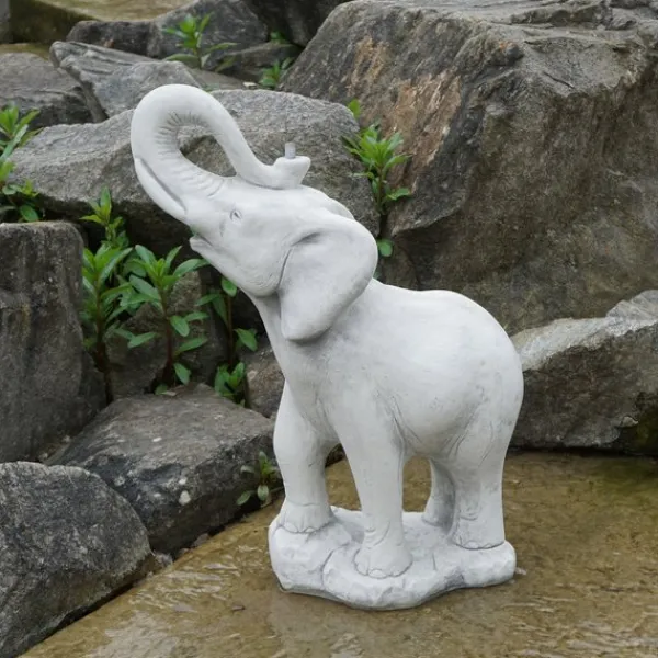 Gartendekoparadies Animaux-Éléphant qui trompe