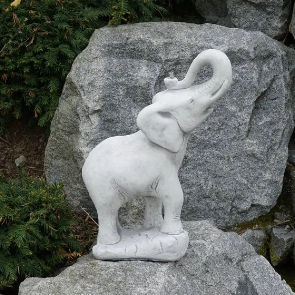 Gartendekoparadies Animaux-Éléphant qui trompe