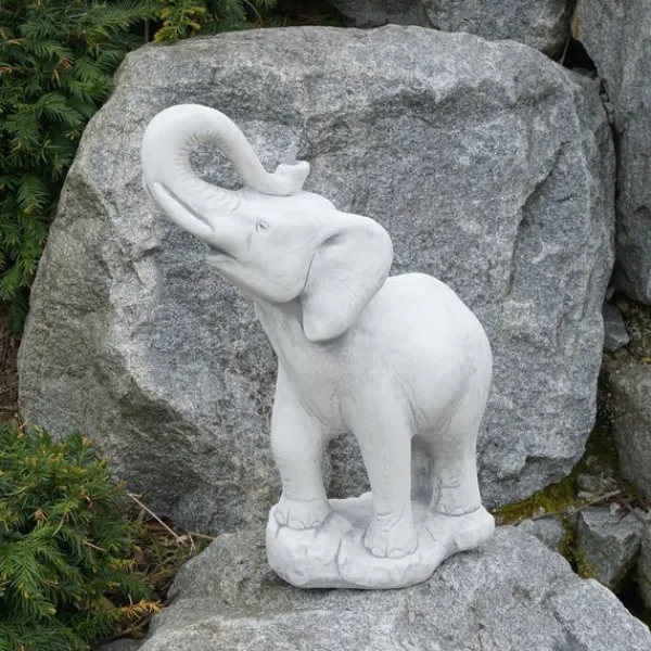 Gartendekoparadies Animaux-Éléphant qui trompe