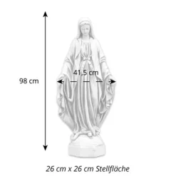 Gartendekoparadies Figures & Statues-L'impressionnante statue de Marie rappelle les modèles historiques