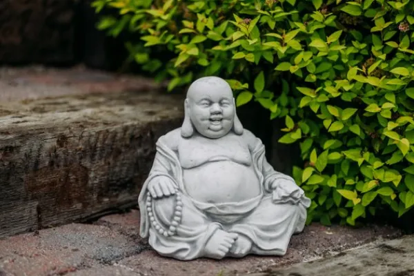 Gartendekoparadies Bouddhas-Moine rieur : le bouddha heureux