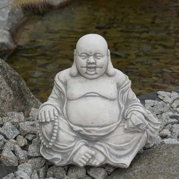 Gartendekoparadies Bouddhas-Moine rieur : le bouddha heureux